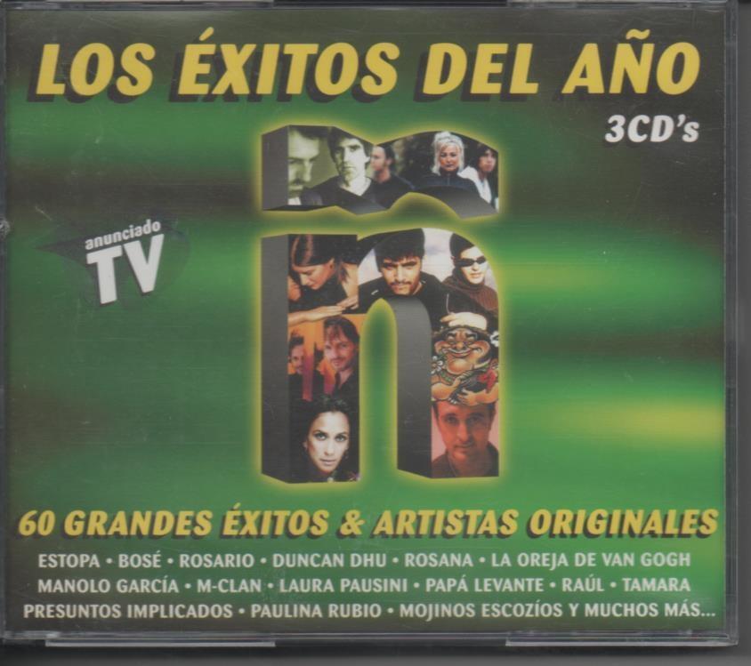 CD E00099: Cd Música. 3 Cds Ñ LosÉxitos del Año 