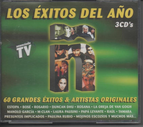 CD E00099: Cd Música. 3 Cds Ñ LosÉxitos del Año 