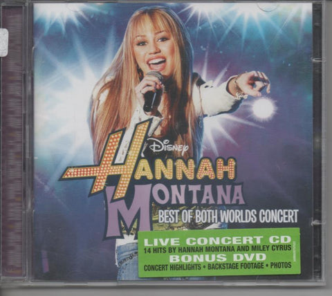 CD E00087: Cd Música. 2 Cds Hannah Montana. Best of Both Worlds Concert