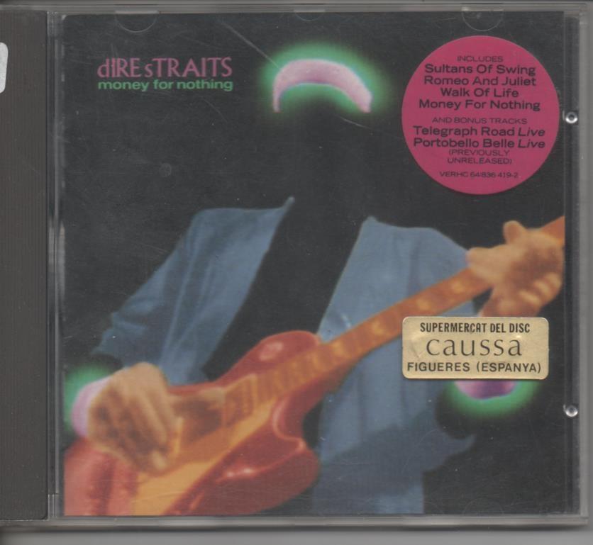 CD E00021: Cd Música Dire Straits. Money for Nothing