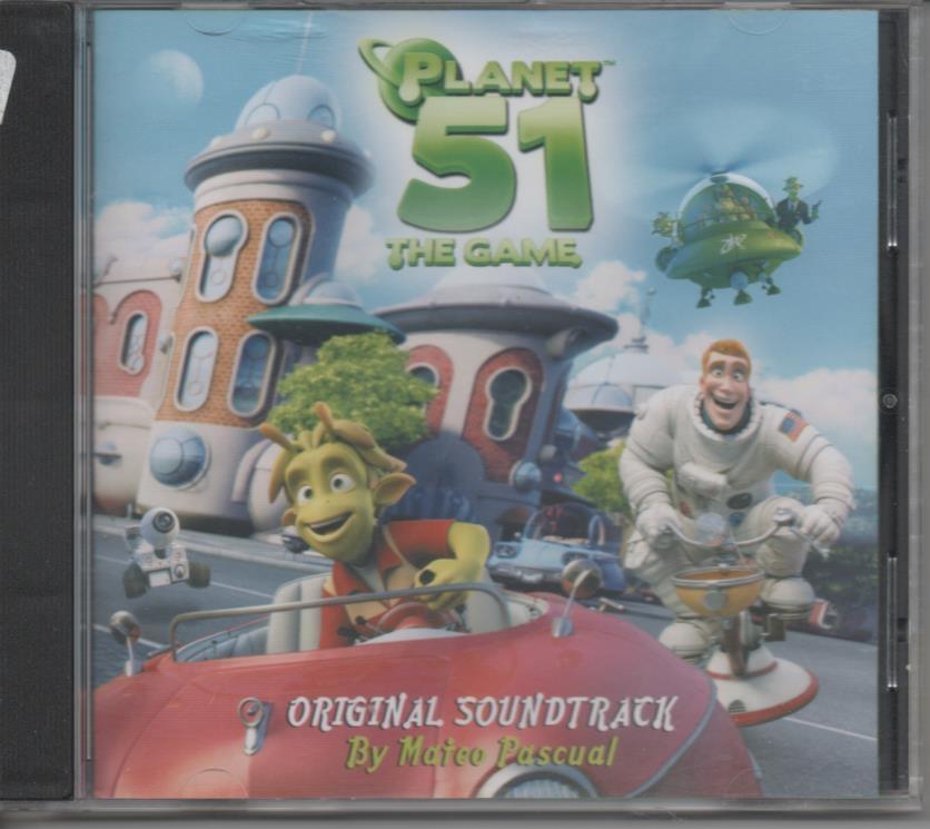 CD E00011: Cd Música. Planets 51 Teh Game. Canciones y música Mateo Pascual