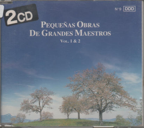 CD E00005: Cd Musica Clasica Pequeñas Obras de Grandes Mestros Vol. 1 & 2.