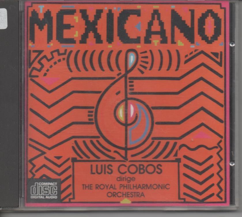 CD E00034: Cd Música. Luis Cobos. Mexicano