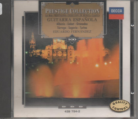 CD E00032: Cd Música. Prestige Collection. Guitarras Españolas. Eduardo Fernández