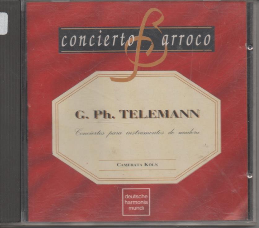 CD E00028: Cd Música. Concierto Barroco G.Ph. Teleman