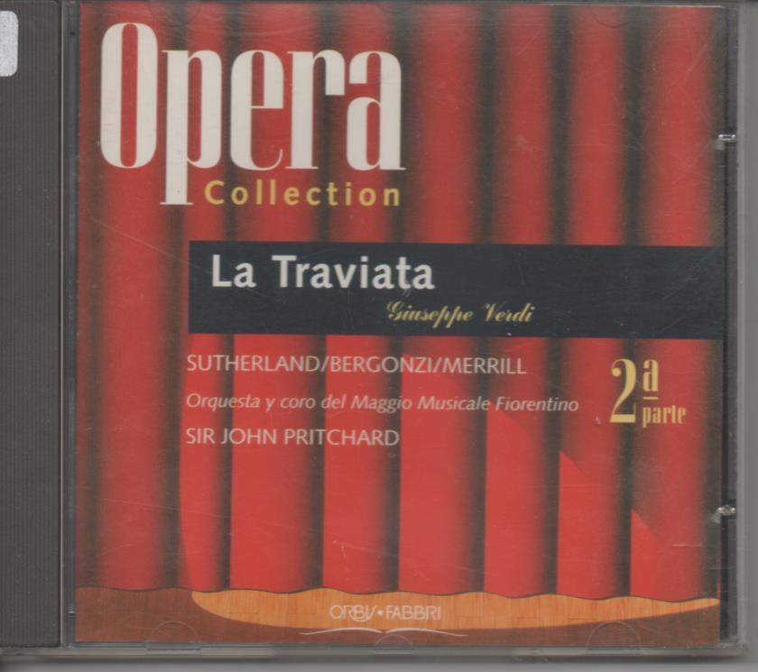 CD E00027: Cd Música. Opera Collection. La Traviata 2ª parte