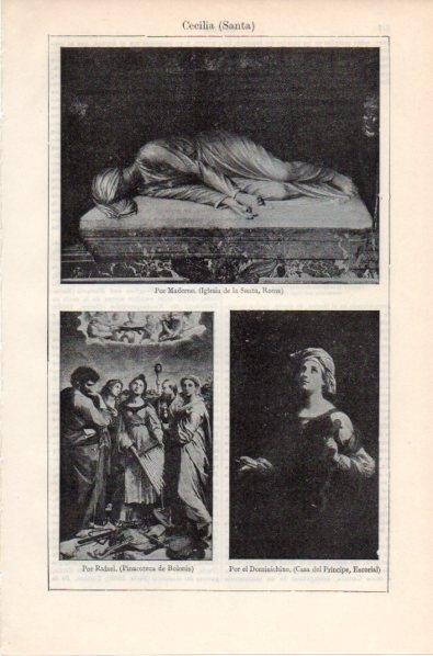 LAMINA V11851: Obras de Santa Cecilia