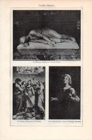 LAMINA V11851: Obras de Santa Cecilia