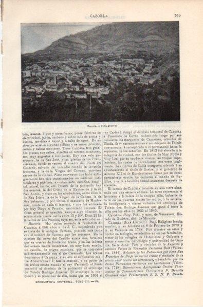 LAMINA V11843: Vista de Cazorla, Jaen
