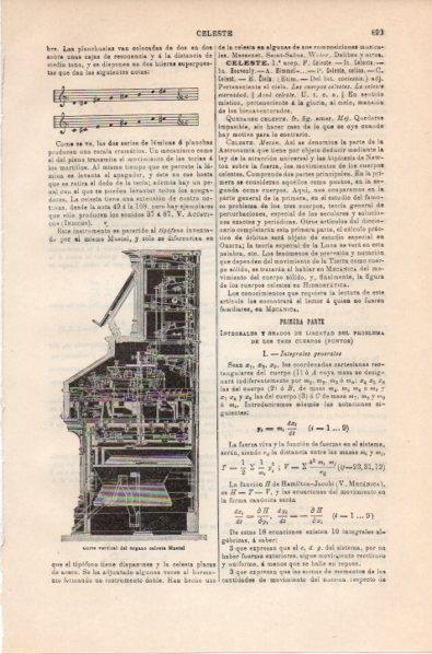 LAMINA V11865: Organo Celesta Mustel