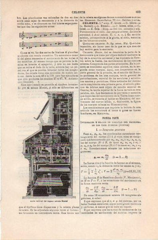 LAMINA V11865: Organo Celesta Mustel