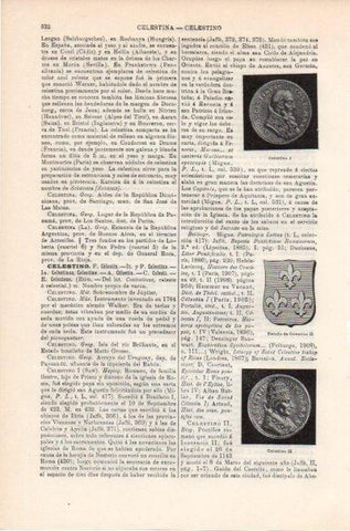 LAMINA V11866: Moneda de Celestino I y Celestino II