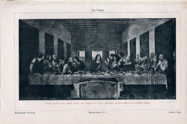 LAMINA V11886: La Ultima Cena, por Leonardo da Vinci