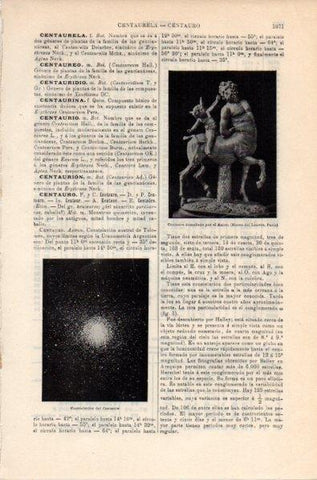 LAMINA V11888: Centauro domeñado por el Amor