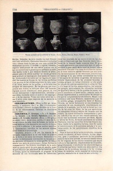 LAMINA V11898: Vasijas prehistoricas de Russan