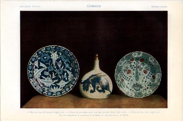 LAMINA V11899: Ceramicas del Museo de Arte decorativo de Berlin