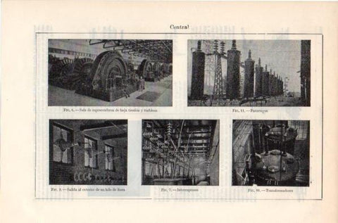 LAMINA V11893: Central electrica