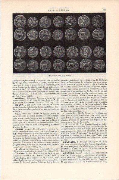 LAMINA V11870: Monedas de Celsa o Velilla