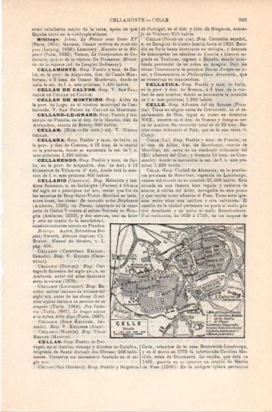 LAMINA V11875: Plano de Celle