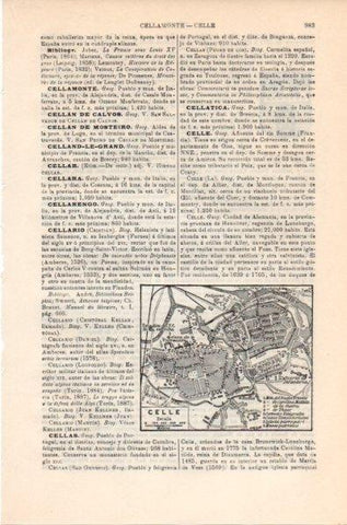 LAMINA V11875: Plano de Celle