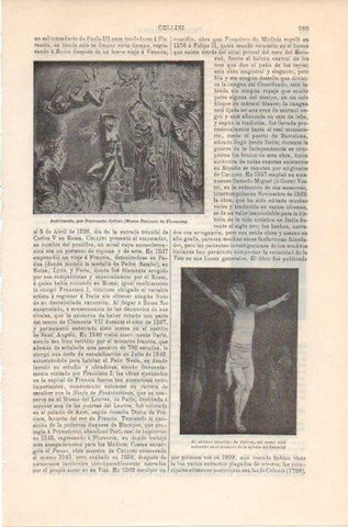 LAMINA V11877: Crucifijo de Cellini en Iglesia del Escorial