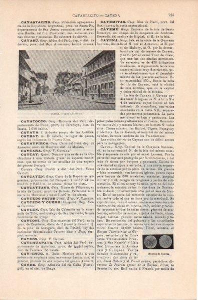 LAMINA V11829: Calle Lalonette en Cayena