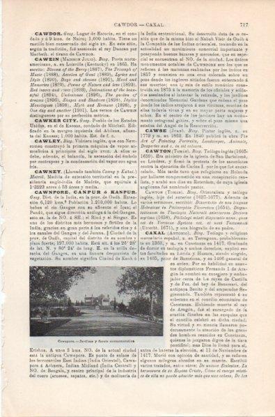 LAMINA V11827: Jardines y fuente en Cawnpore, India