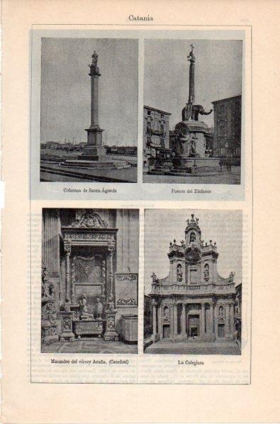 LAMINA V11776: Monumentos de Catania