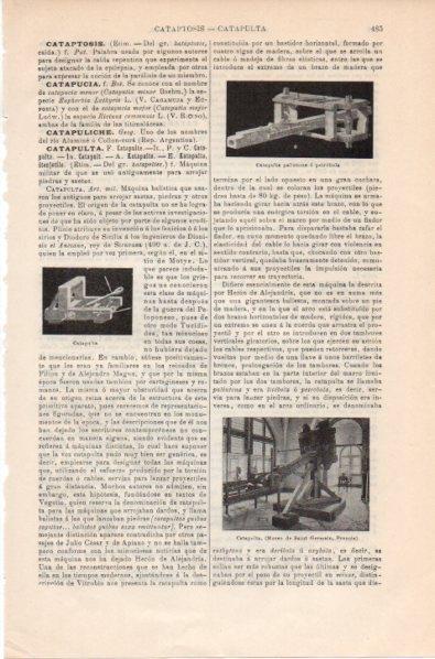 LAMINA V11779: Catapultas
