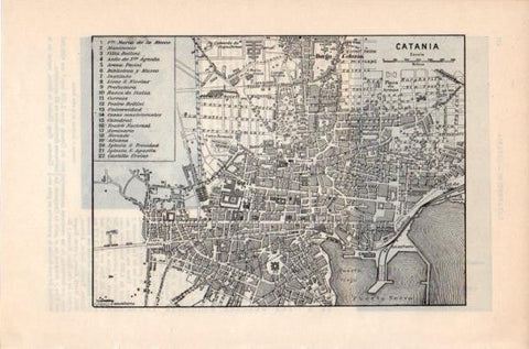 LAMINA V11775: Plano de Catania