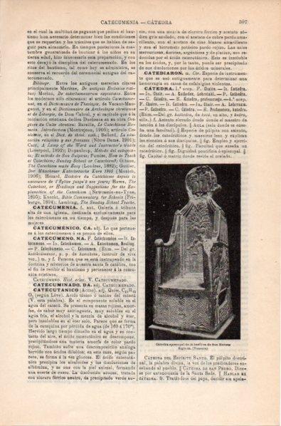 LAMINA V11782: Catedra episcopal de la basilica de San Marcos