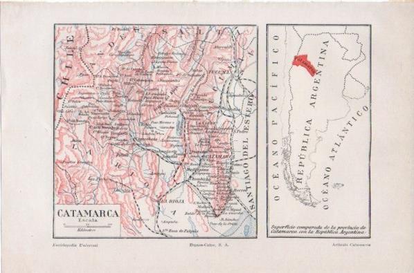 LAMINA V11773: Mapa de Catamarca