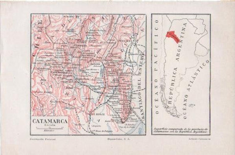 LAMINA V11773: Mapa de Catamarca