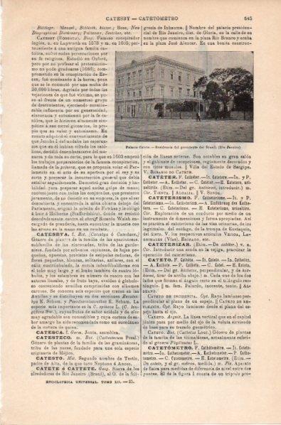 LAMINA V11792: Palacio Catete en Rio de Janeiro
