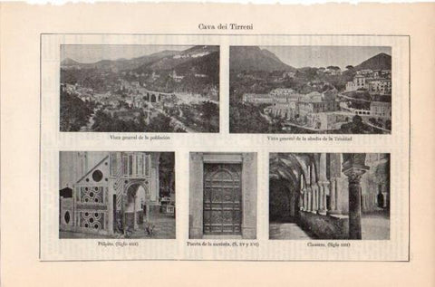 LAMINA V11822: Vistas de Cava dei Tirreni