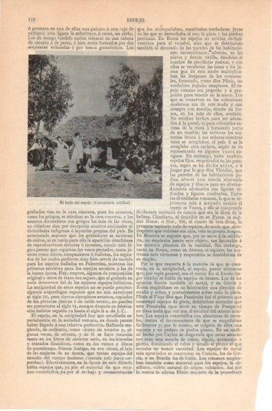 LAMINA V12004: El baile del espejo, costumbre criolla