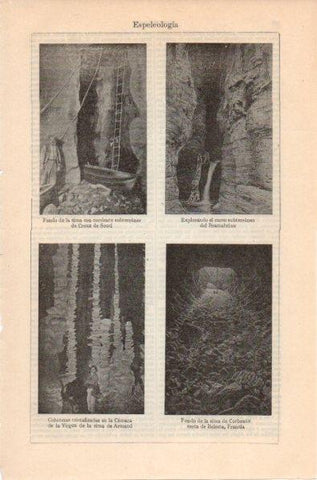 LAMINA V12009: Espeleologia
