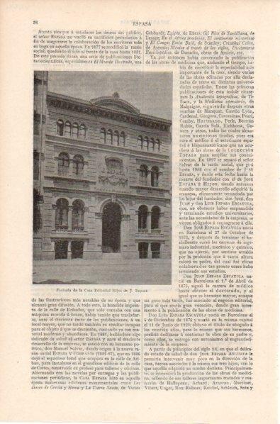 LAMINA V11994: Casa Editorial Hijos de J. Espasa