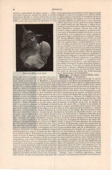 LAMINA V11992: Espartaco y Mirza, por R. Aurili
