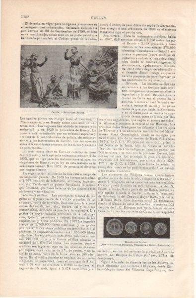 LAMINA V11984: Bailarinas Nautch en Ceylan