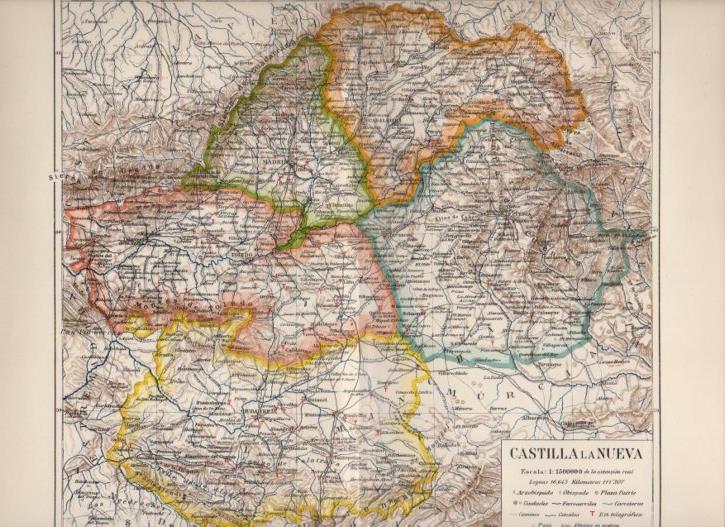 LAMINA V12035: Mapa de Castilla la Nueva