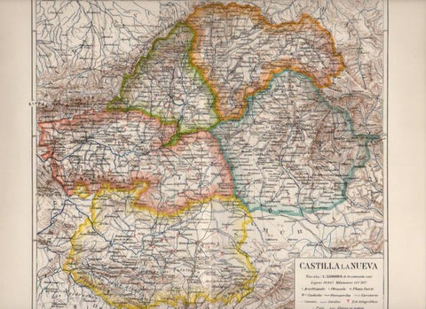 LAMINA V12035: Mapa de Castilla la Nueva