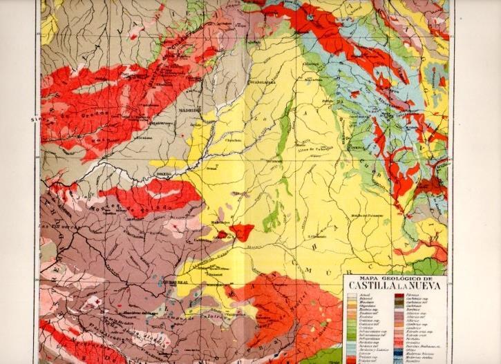 LAMINA V12041: Mapa geologico de Castilla la Nueva