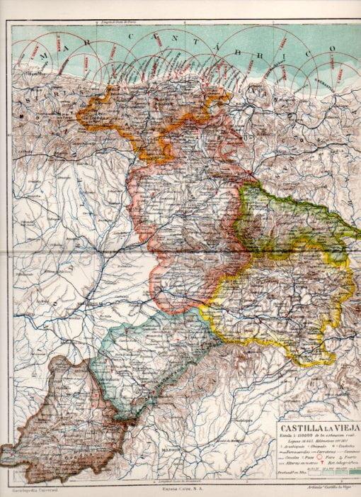 LAMINA V12042: Mapa de Castilla la Vieja