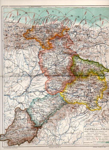 LAMINA V12042: Mapa de Castilla la Vieja