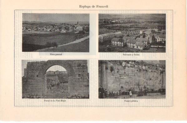 LAMINA V12031: Vistas de Espluga de Francoli