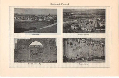 LAMINA V12031: Vistas de Espluga de Francoli