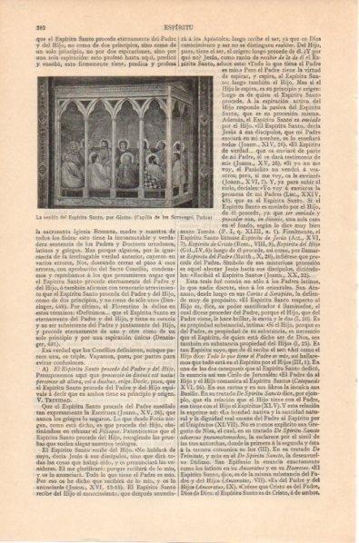 LAMINA V12029: La venida del Espiritu Santo, por Giotto