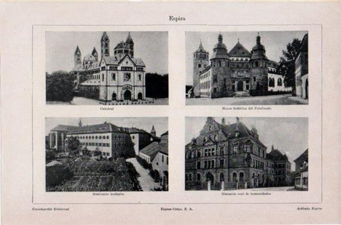 LAMINA V12023: Monumentos de Espira, Alemania