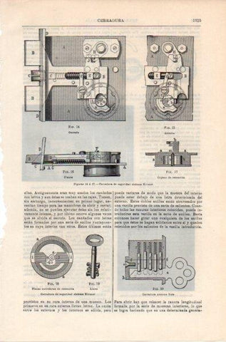 LAMINA V11940: Cerradura Kromer